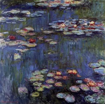 Claude Oscar Monet : Water Lilies XL